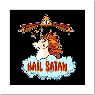 Unicorn Hail - For the dark side Posters and Art